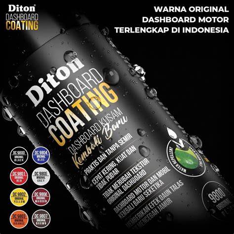 Jual Diton Dashboard Coating Murah - Harga Terbaru 2026 - raincitystudios.com