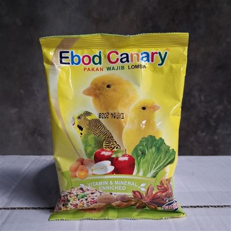 Jual Ebod Kenari Sachet 225g - Pakan Burung Kenari dengan Biji … - raincitystudios.com