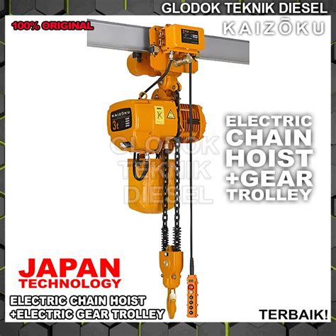 Jual Electric Hoist 1 Ton Terbaik - Harga Murah Maret 2026 - raincitystudios.com