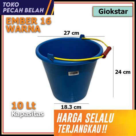 Jual Ember 10 Liter Terbaik - Harga Murah Maret 2026 & Cicil 0 - raincitystudios.com