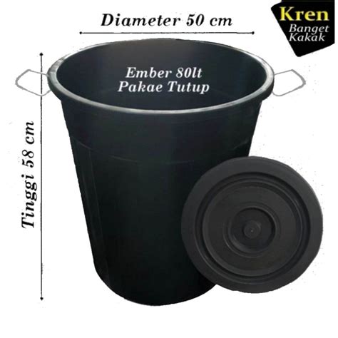 Jual Ember 80 Liter Terbaik - Harga Murah Maret 2026 & Cicil 0 - raincitystudios.com