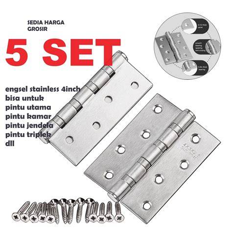 Jual Engsel Pintu Stainless Steel Terbaik - Harga Murah Maret 2026 ... - raincitystudios.com