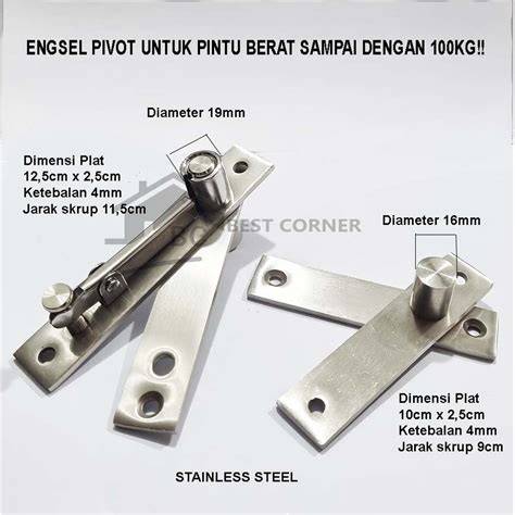 Jual engsel pivot pintu Harga Terbaik & Termurah Maret 2026 - raincitystudios.com