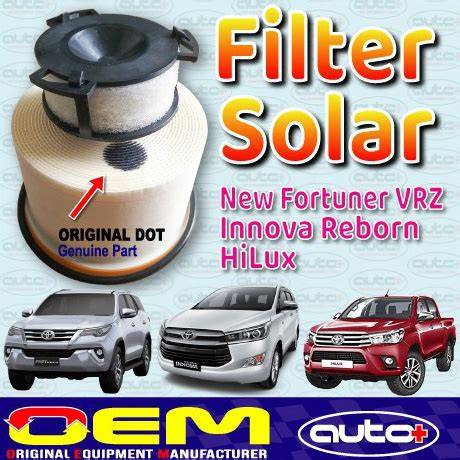 Jual Filter Solar Fortuner Terlengkap - Harga Murah Maret - raincitystudios.com