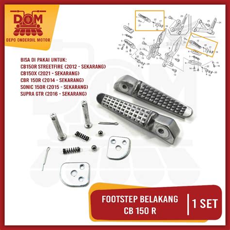 Jual Footstep Cb 150R Terlengkap - Harga Murah Maret 2026 - raincitystudios.com