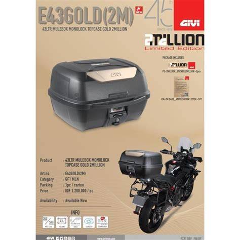 Jual Givi E43ntl Terlengkap - Harga Murah Maret 2026 & Cicil 0 - raincitystudios.com