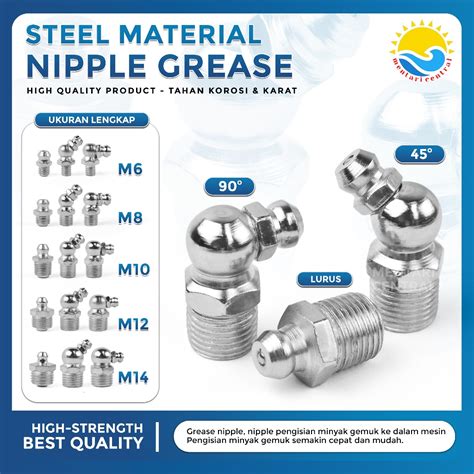 Jual Grease Nipple Terlengkap & Harga Terbaru Maret 2026 - raincitystudios.com