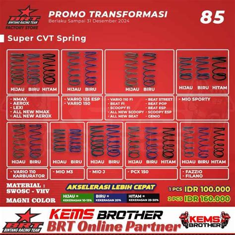 Jual harga per cvt pcx 1500 rpm Harga Terbaik ... - Shopee Indonesia - raincitystudios.com