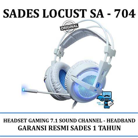 Jual Headset Gaming Sades Locust Murah & Terbaik - Harga - raincitystudios.com