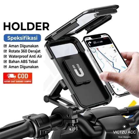 Jual Holder HP Motor Waterproof Terlengkap & Harga Terbaru … - raincitystudios.com