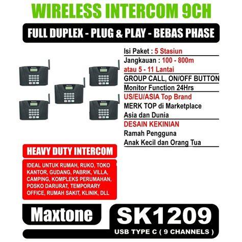 Jual Interkom Wireless 9CH Tanpa Kabel Telepon ... - Shopee Indonesia - raincitystudios.com