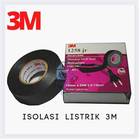 Jual Isolasi Kabel Listrik 3M Hitam | Shopee Indonesia - raincitystudios.com