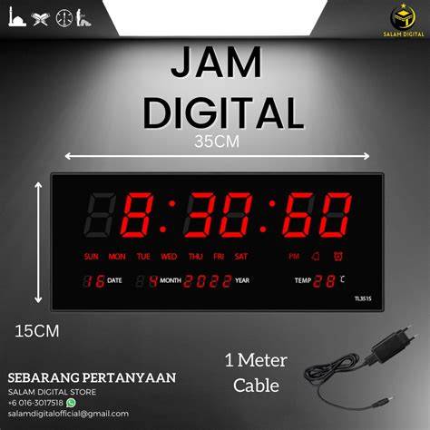 Jual Jam Digital Terbaik - Harga Murah Maret 2026 - raincitystudios.com