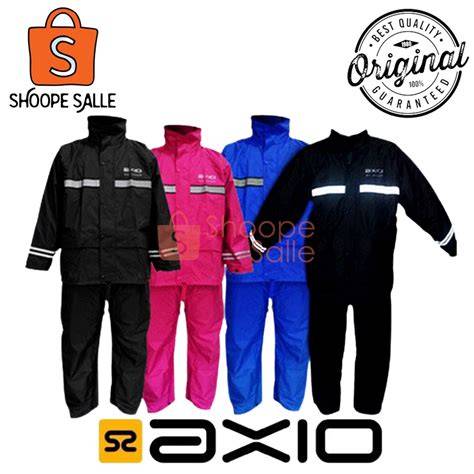 Jual jas hujan axio original europe 882 Harga ... - Shopee Indonesia - raincitystudios.com