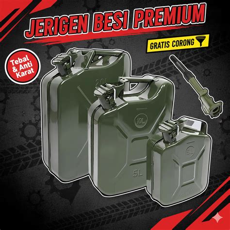 Jual Jerigen Bensin Besi Terlengkap - Harga Murah Maret 2026 - raincitystudios.com