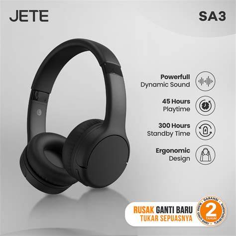 Jual JETE SA3 | Headset Bluetooth Headphone Wireless Super Bass ... - raincitystudios.com