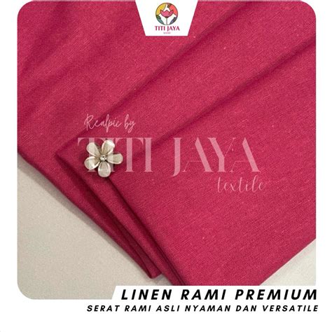 Jual Kain Linen Rami Premium Murah & Terbaik - muktibox.com