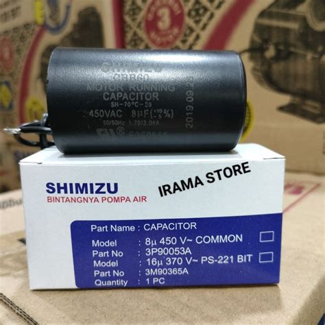 Jual Kapasitor Pompa Shimizu Terbaik - Harga Murah Maret - raincitystudios.com