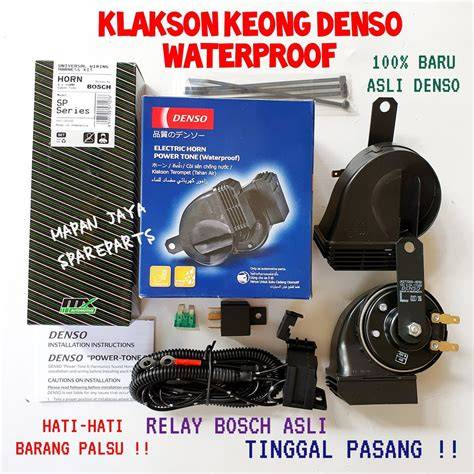Jual Klakson Keong Denso Waterproof Plus Relay Terbaru Dengan Harga ... - raincitystudios.com