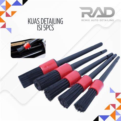 Jual Kuas Pembersih Mobil Sikat Detailing 5 pcs Detailing Brush Set 5 ... - raincitystudios.com