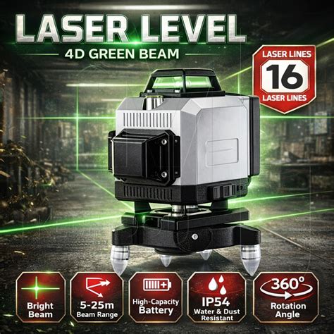 Jual Laser Level 16 Line Murah - Harga Terbaru 2026 - raincitystudios.com