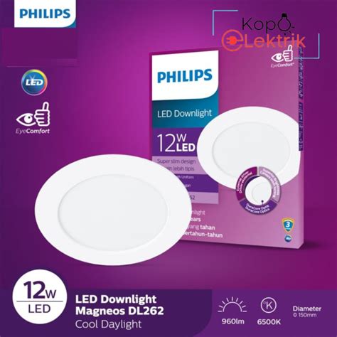 Jual Led Downlight Philips 12 Watt Murah & Terbaik - raincitystudios.com