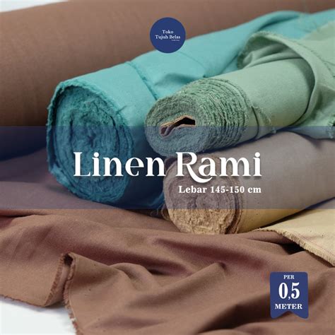 Jual Linen Rami Meteran Murah & Terbaik - Harga Terbaru Maret 2026 - muktibox.com