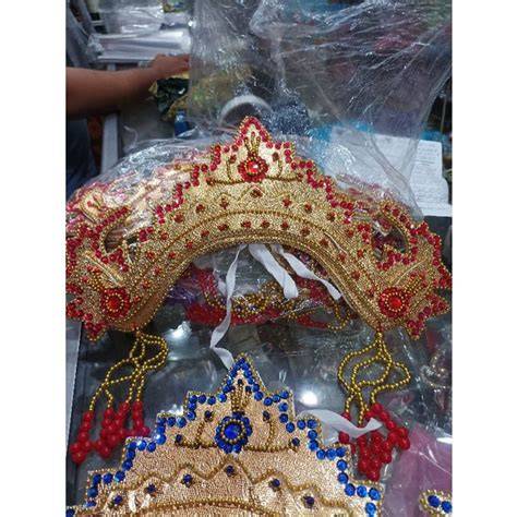 Jual Mahkota - Siger Lampung Mahkota Adat Emas Bahan Spon Dan … - muktibox.com