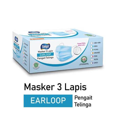 Jual masker earloop 3 ply isi 50 pc | Shopee Indonesia - raincitystudios.com