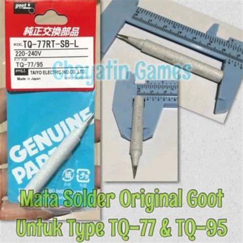 Jual Mata Solder Goot Tq Terbaik - Harga Murah Maret 2026 & Cicil 0% - raincitystudios.com