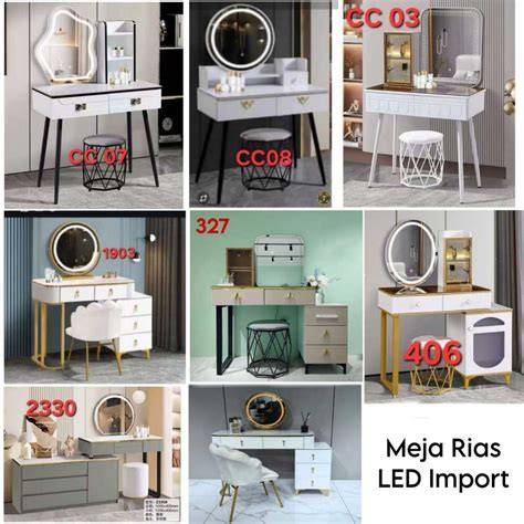 Jual Meja Rias Lampu Led Premium Harga Murah ... - raincitystudios.com