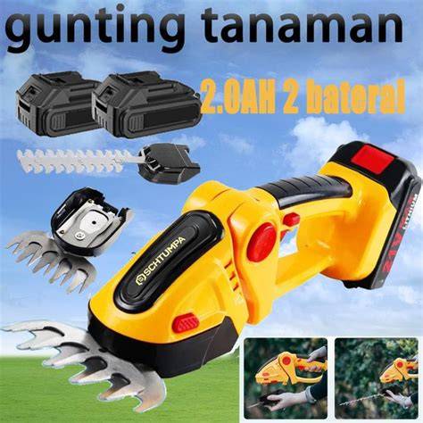 Jual Mesin Pemotong Rumput Elektrik Cordless 2 in 1 Gunting Rumput ... - raincitystudios.com