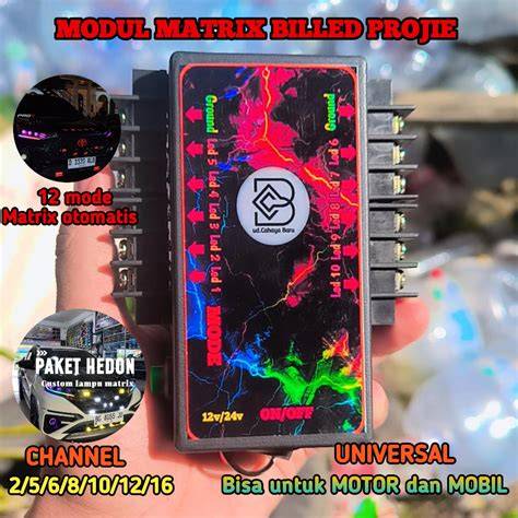 Jual MODUL RELAY LAMPU BILED MATRIX 5 / 8 CHANEL BISA 12 V /24V MOBIL ... - raincitystudios.com