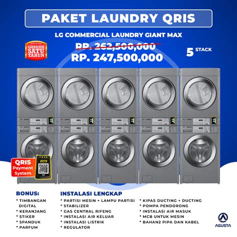 Jual Paket Mesin Laundry Terlengkap & Harga Terbaru Maret 2026 - raincitystudios.com