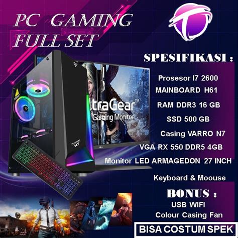 Jual PC 3 Jutaan Multitasking Harian - Shopee Indonesia - raincitystudios.com