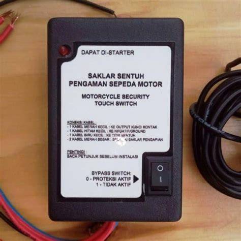 Jual Pengaman Motor Sensor Sentuh Terlengkap - Harga Murah … - raincitystudios.com