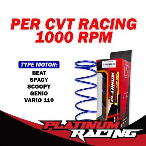 Jual PER CVT RACING 1000 - 1500 RPM ORIGINAL | Shopee … - raincitystudios.com