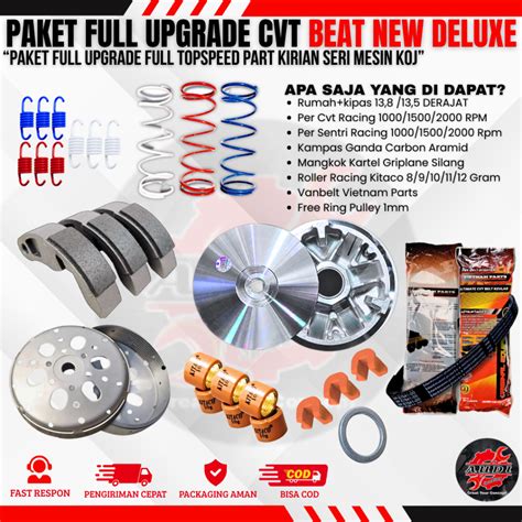 Jual Per Cvt Racing Beat Terlengkap - Harga Murah September - raincitystudios.com