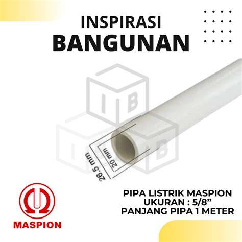 Jual Pipa 5 8 Maspion Original Murah - Harga Diskon Juli 2024 - raincitystudios.com