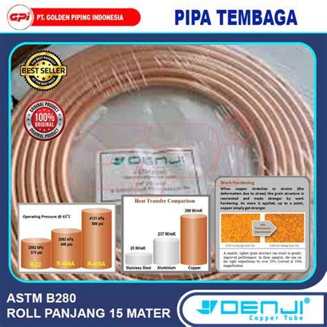 Jual Pipa Tembaga Denji ASTM B280 - Globalpipa - raincitystudios.com