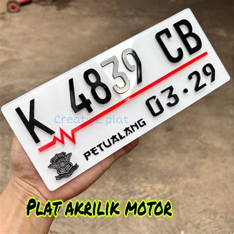 Jual Plat Nomor Acrylic Motor Terlengkap - Harga Murah Maret 2026 ... - raincitystudios.com