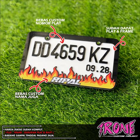 Jual Plat Nomor Motor Custom Terlengkap & Harga Terbaru Maret … - raincitystudios.com