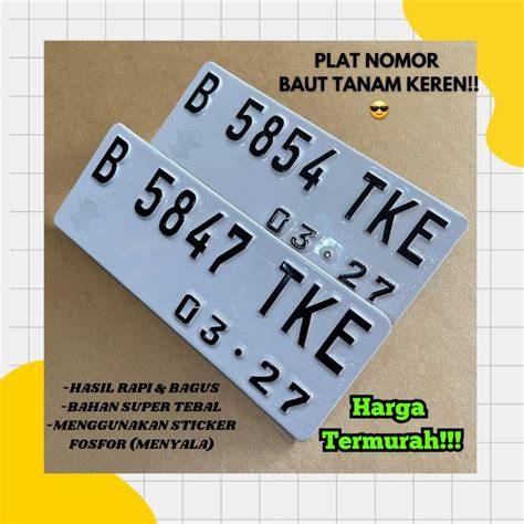 Jual plat variasi Harga Terbaik & Termurah Maret 2026 - Shopee … - raincitystudios.com