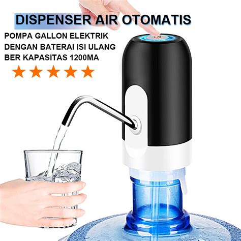 Jual Pompa Galon Air Minum Elektrik Otomatis Baterai Lithium ... - raincitystudios.com