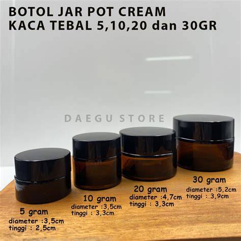 Jual Pot Cream kaca Amber 20gr | Shopee Indonesia - raincitystudios.com