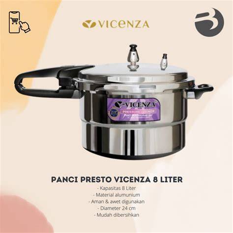 Jual Presto Vicenza 8 Liter Terlengkap - Harga Terbaru Maret 2026 ... - raincitystudios.com