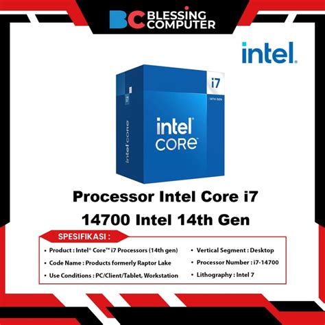 Jual Processor Intel I7 Gen 14 Murah & Terbaik - Harga ... - raincitystudios.com