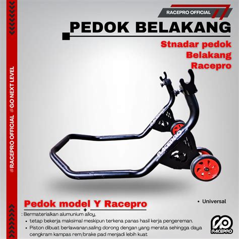 Jual RACEPRO Paddock Belakang Model Y - Pedok Motor Bebek … - raincitystudios.com