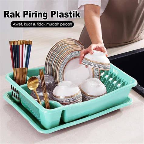 Jual Rak Piring Sendok Plastik Anti Pecah Bahan Tebal Perlengkapan ... - raincitystudios.com