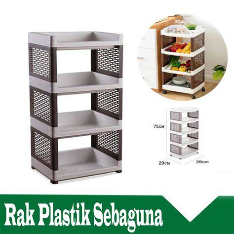 Jual Rak Plastik 4 Susun Terbaik - Harga Murah Maret 2026 - raincitystudios.com